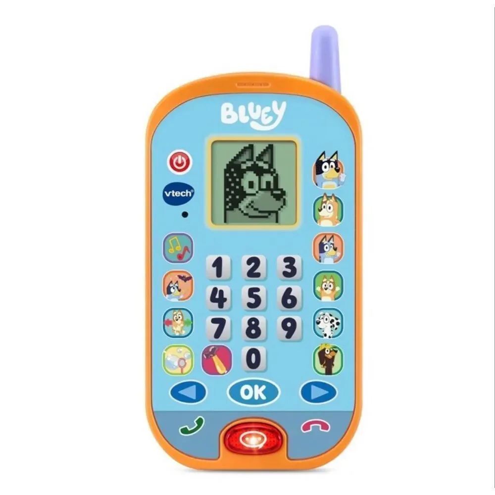 Baby Toddlers Bluey Ring Ring Interactive Learning Phone by V Tech Vtech